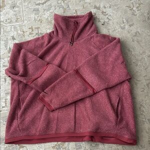 Nike Women's Maroon Turtleneck Fleece